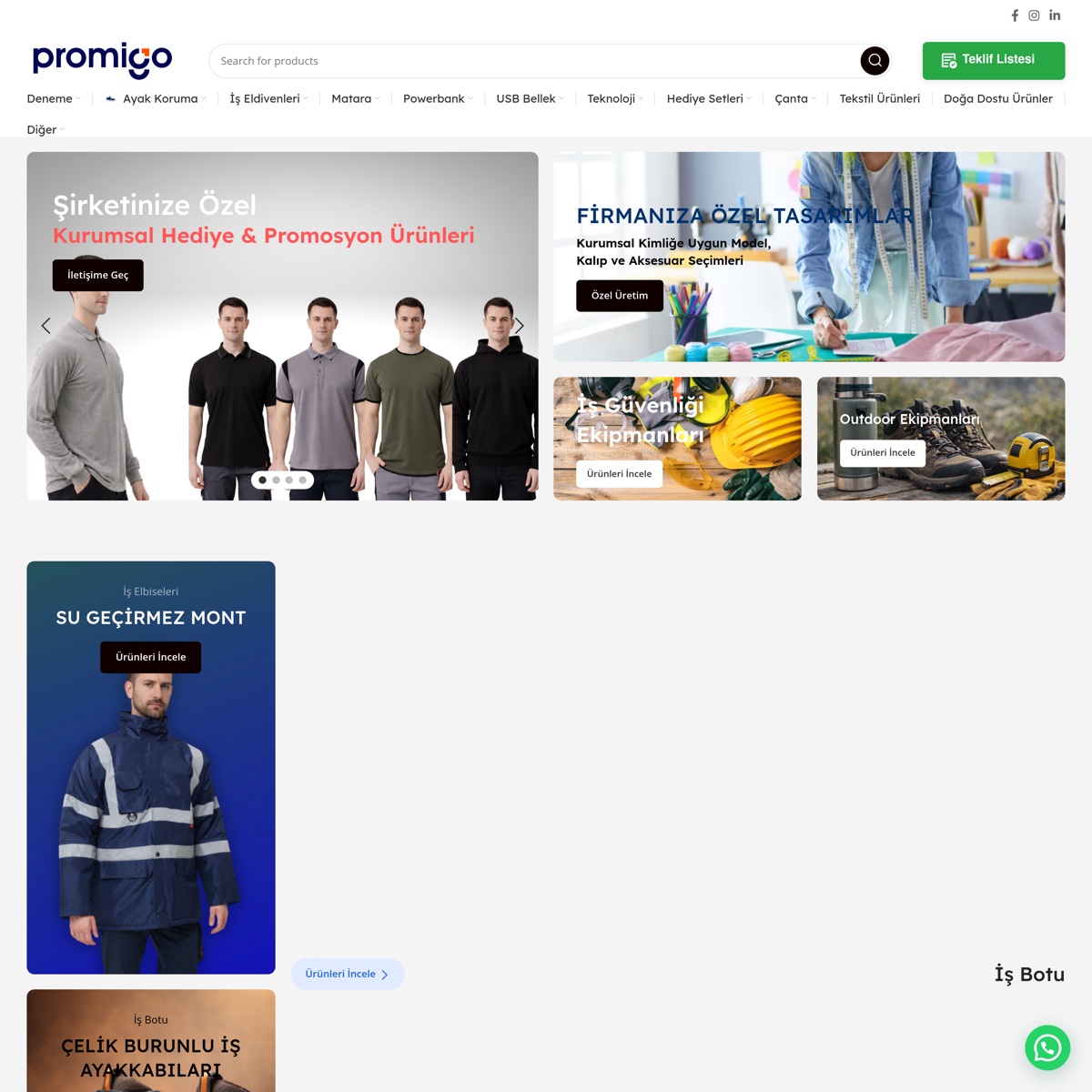 Promigo — E-Ticaret